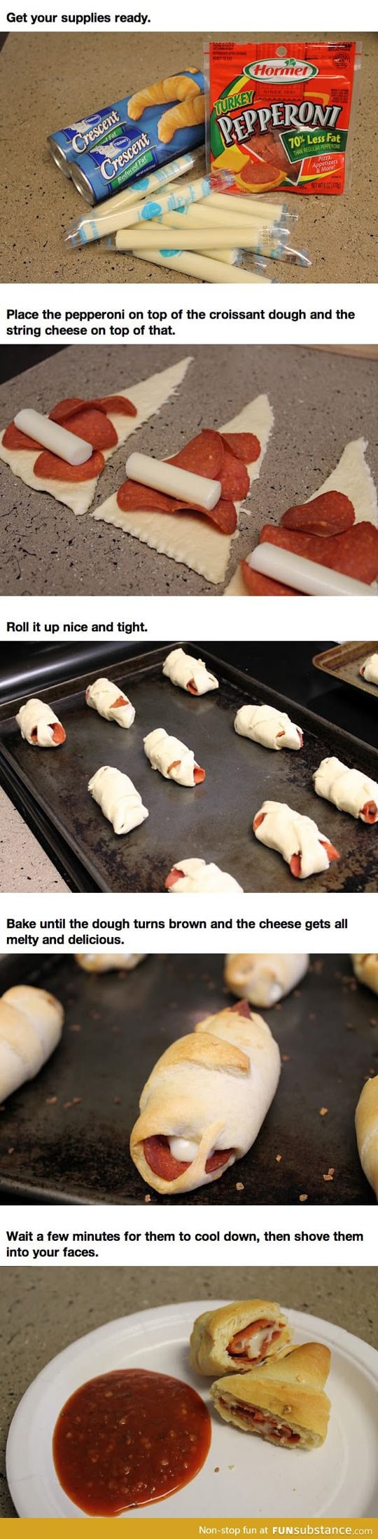 This is how you can make homemade pizza rolls