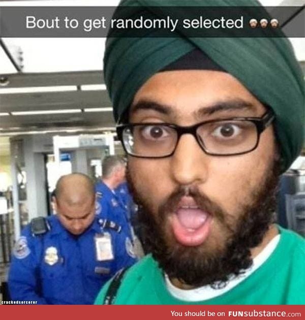 About to be randomly selected