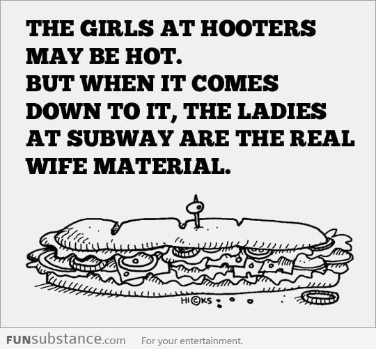 Hooters vs Subway