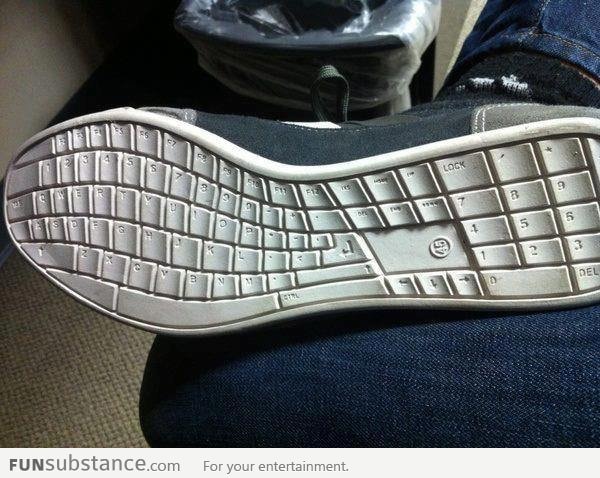 Keyboard shoes