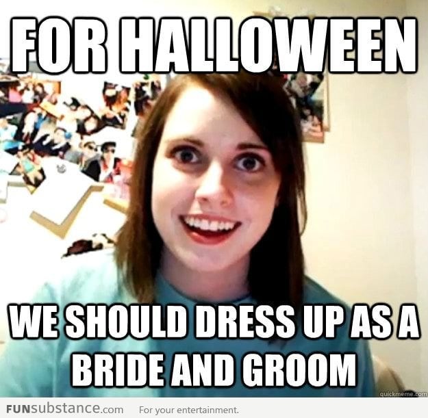 Overly Attached Girlfriend is looking forward to Halloween