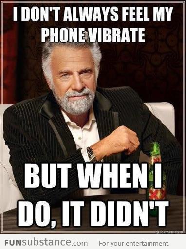 Phone vibration