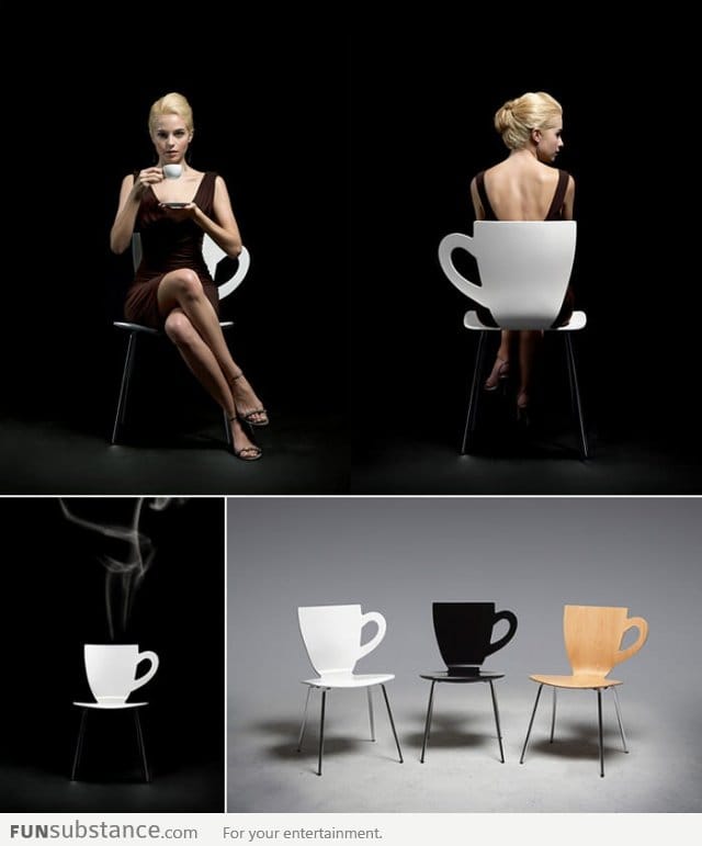 Coffee Cup Chair Design