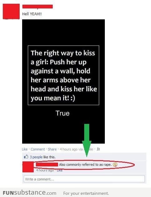 The right way to kiss a girl