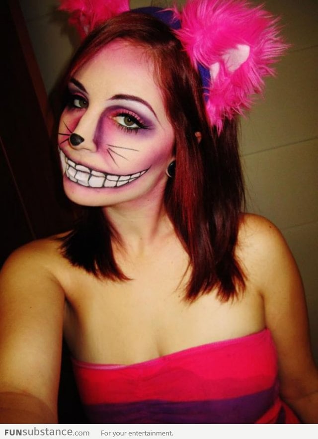 Cheshire Cat makeup