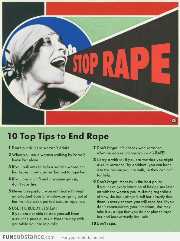 Top 10 Tips to End Rape