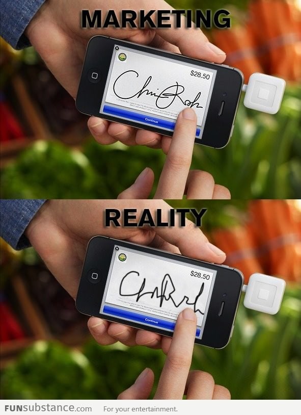 Marketing vs Reality