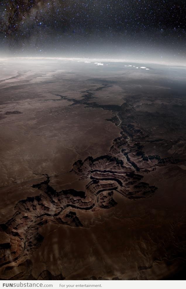 Grand Canyon from Outer Space