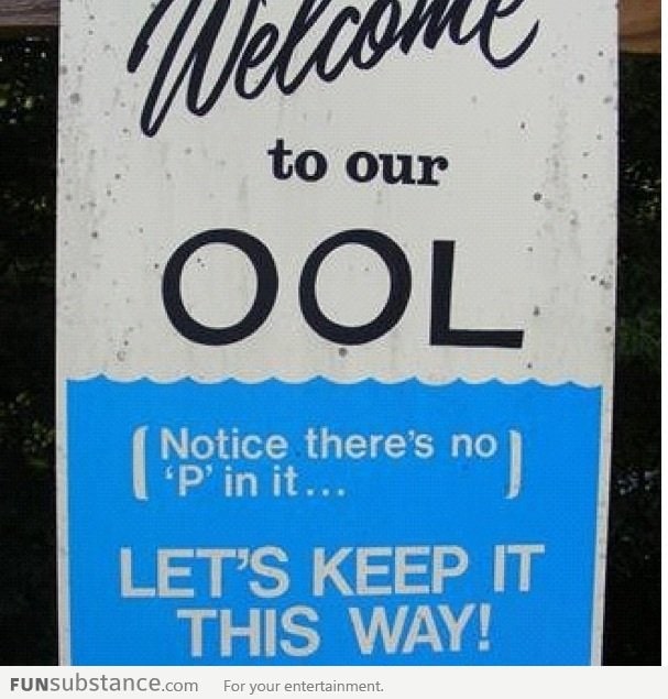 Welcome to our "Ool"