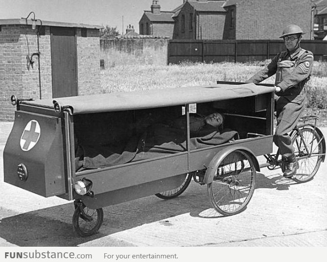 The first ever ambulance