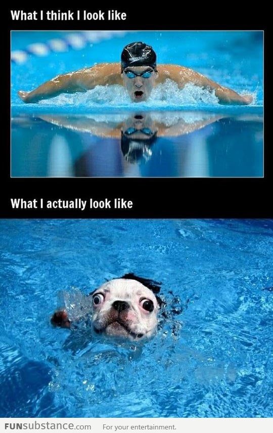 Every time I swim