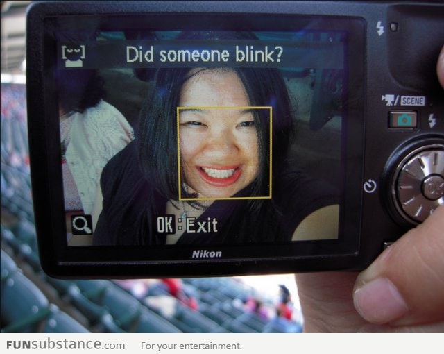 Racist Camera Blink Detection