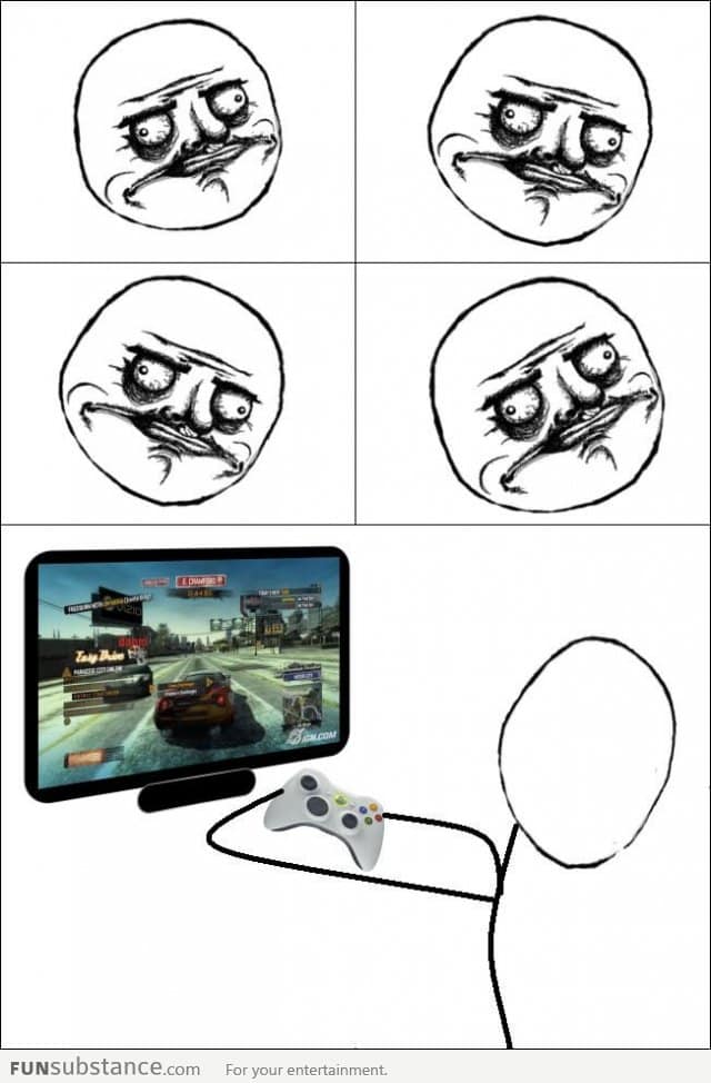 When I play racing games