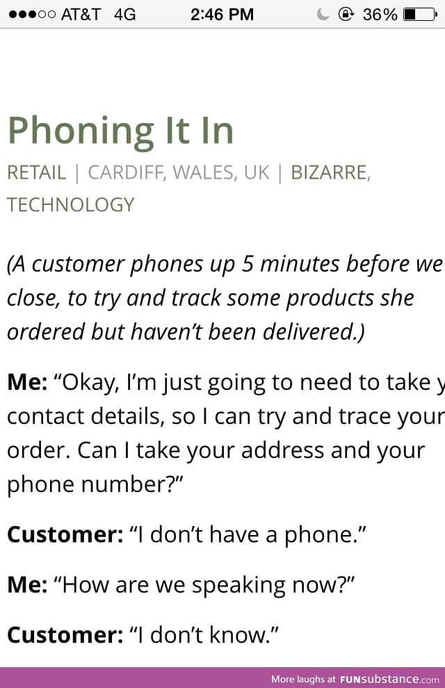 Phoning it In