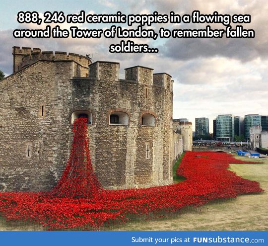 Remembering fallen soldiers in london