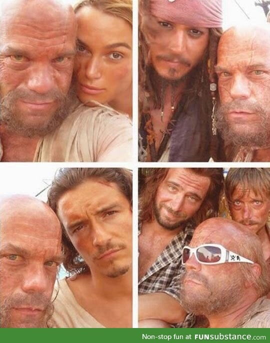 Pirates of the Caribbean selfies