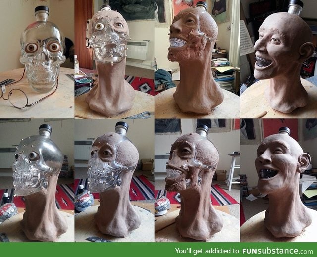 Crystal Skull Vodka - Forensic Facial Reconstruction