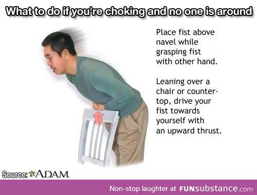How to save yourself when you're choking