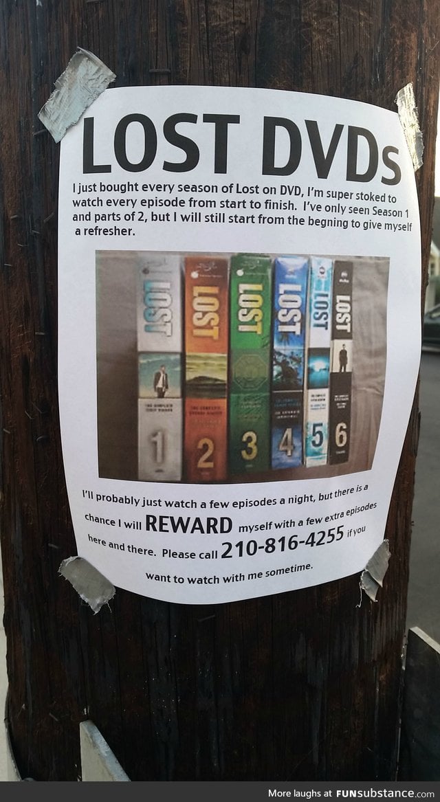 Lost DVDs