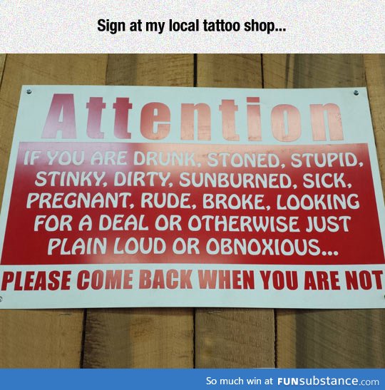 Every store needs a sign like this