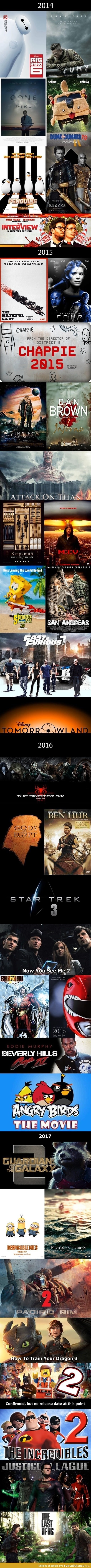 Movies Coming Soon 2014-2017