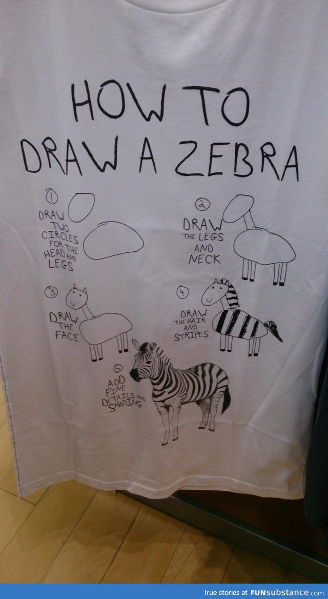 How do draw a zebra