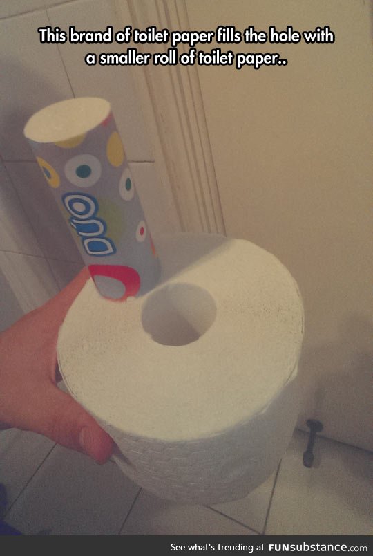 Emergency backup toilet paper