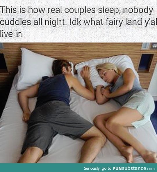 How couples really sleep
