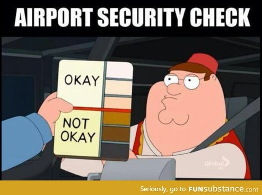 Security checks at airports these days