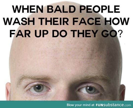 Serious bald people question