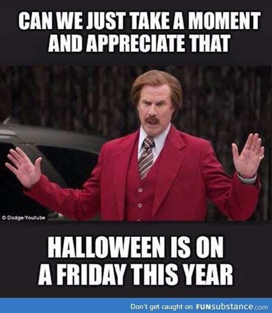 Halloween is on a Friday this year