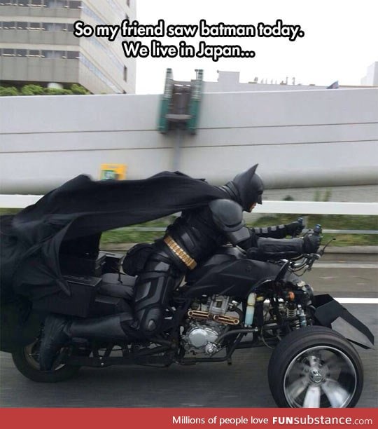Batman has no jurisdiction there