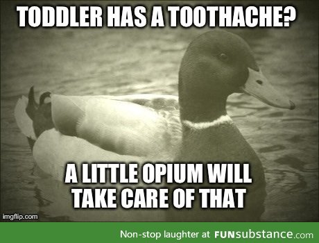 Old timey advice mallard