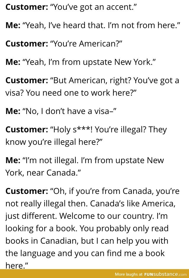 Welcome to America!