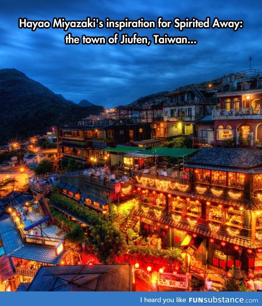 The town of jiufen is so dreamy