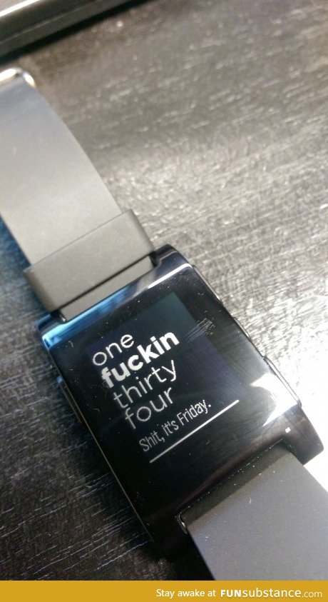 This is my new watch.