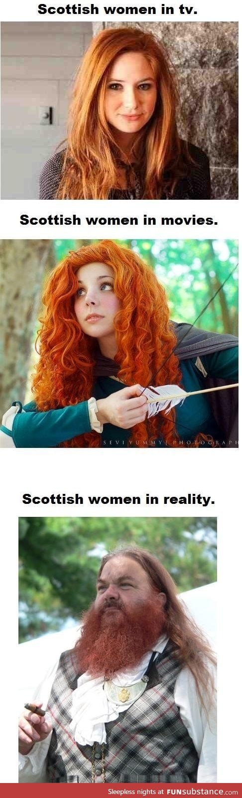 Scottish women be like
