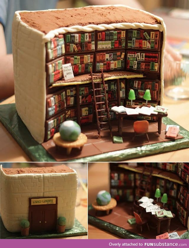 Library cake