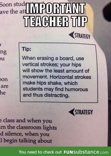 How to teach effectively.. "Don't be to hip to the kids"