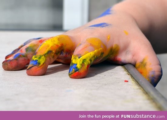 What it looks like when I finish painting my nails