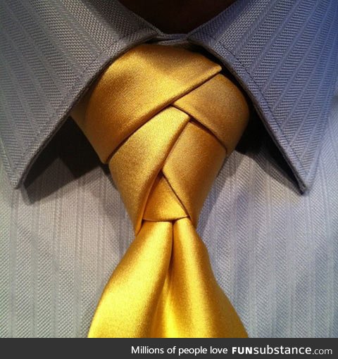 The coolest way to tie a tie: Eldredge  knot