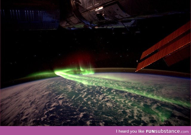 How the northern lights look like from space - FunSubstance