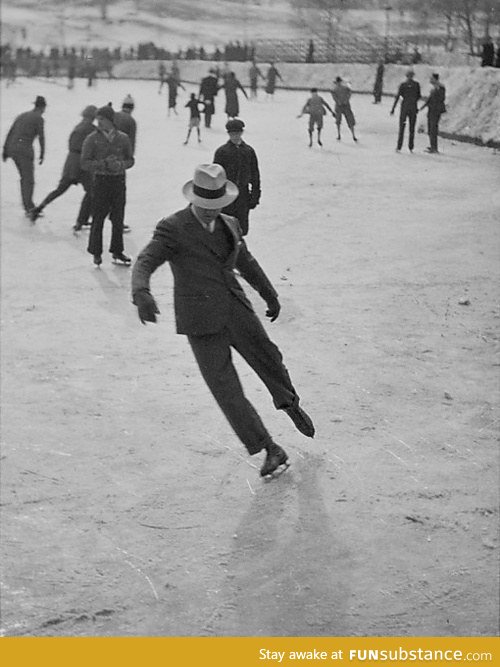 Ice Skating in the 1930's Was a More Formal Affair
