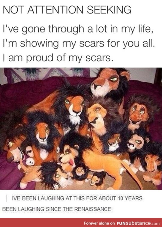 Proud of my scars