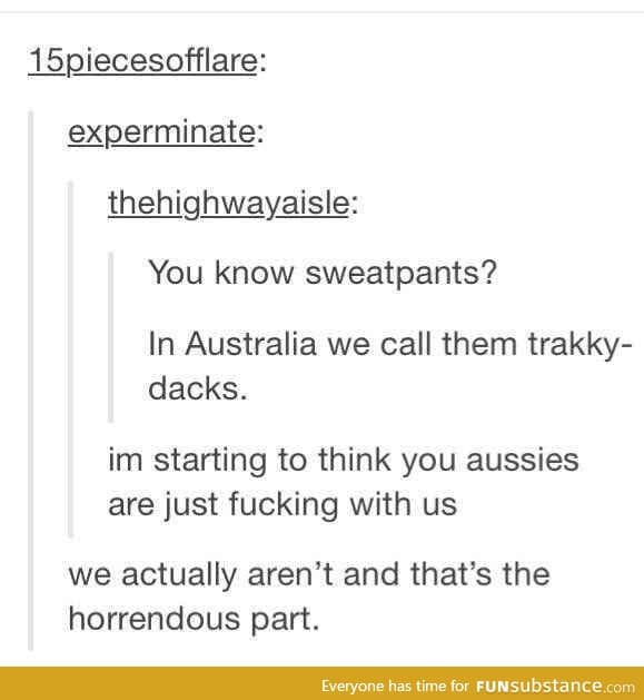 ugh. Aussies, is this true?