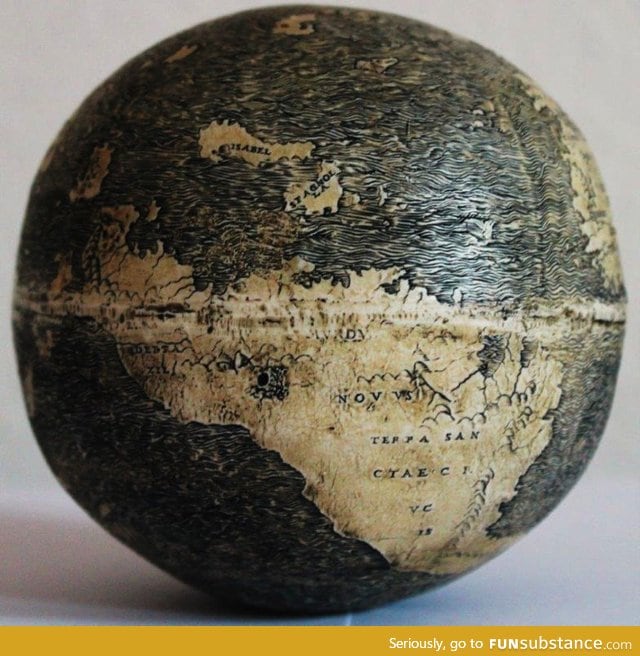 Oldest Globe to Show the Americas Discovered