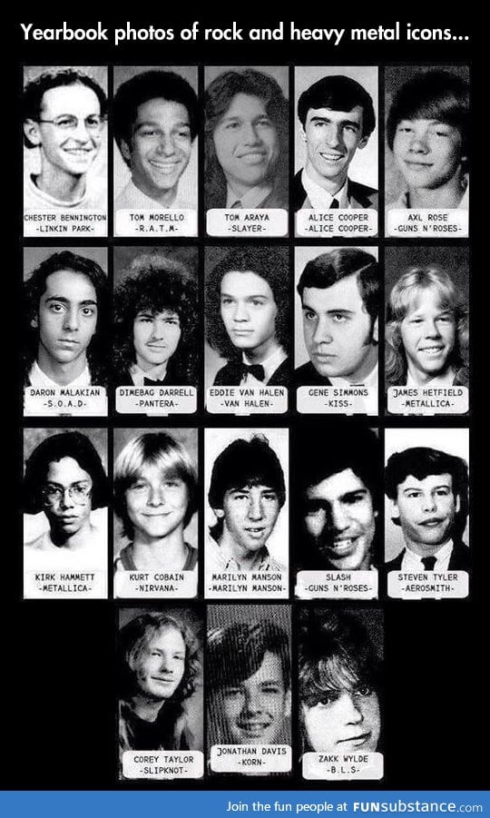The high school years of rock