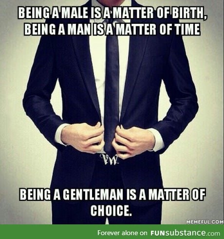 Gentleman rule #1
