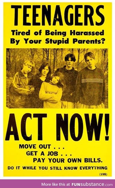 Teenagers act now