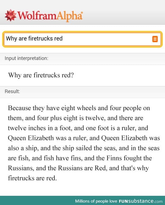 Why are fire trucks red